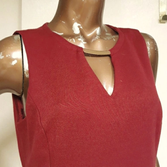 Premise "Keeping it Simple" Merlot Dress - Picture 2 of 4
